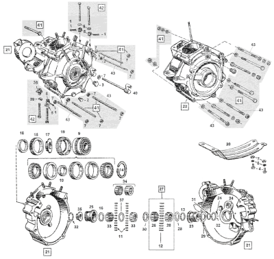 Nut sprocket shaft bearing BT55-68 (IT)