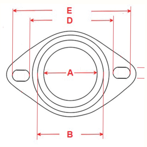 Mikuni Rubber Mount Flange for HS40 Carb (IT)