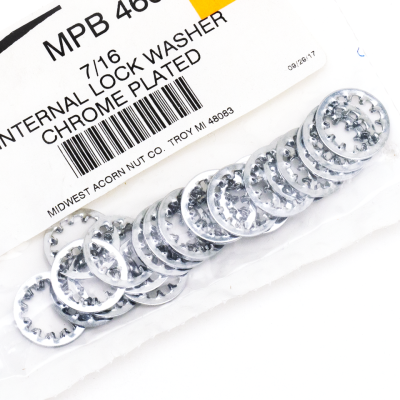 25pck Internal lockwashers 7/16"