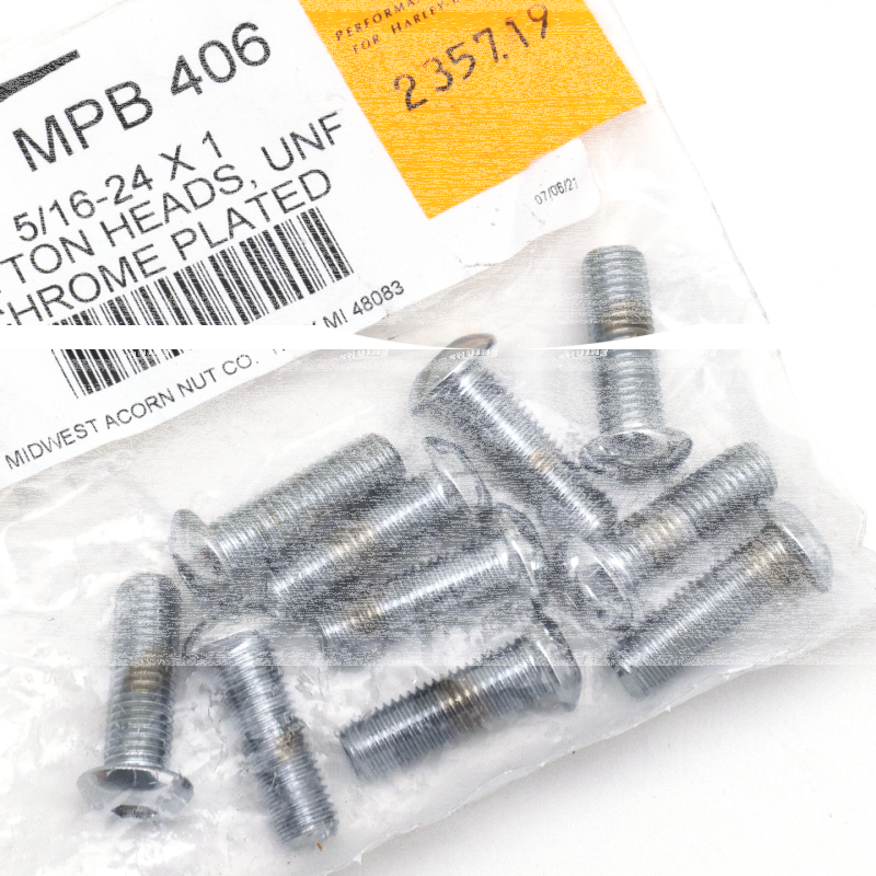 10pck Button head screws 5/16-24x1 UNF (IT)