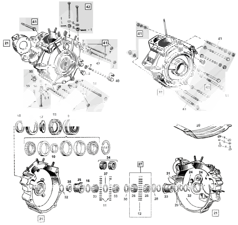R/Crankcase Bearing race +.002 58-99 (IT)