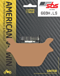 SBS Rear Sinter street brake pads 669LS