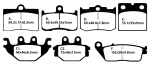 SBS brake pads Carbon Tech PM 125x4R