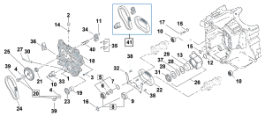 Cam gear retention kit TC99-06 (IT)