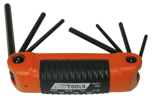 CruzTools Folding Hex/Torx Key Set (IT)