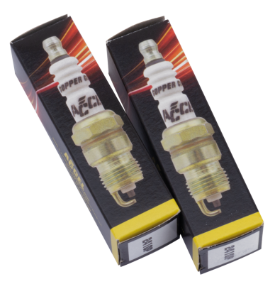 ACCEL white Platinum spark plugs 2410P (IT)
