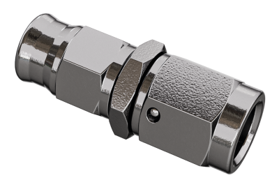 Brakeline nipple straight UNF STAINLESS (IT)