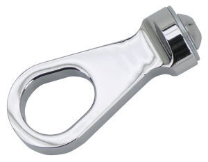 Billet Speedo cable guide chr.