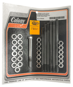 Chrome hex crankcase bolt kit BT48-64 (IT)