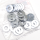 25pck Flat washers 3/8" X 1" USS (IT)