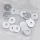 25pck Flat washers 1/4" X 7/8"