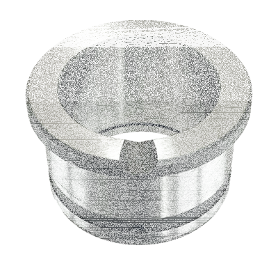 bushing, left, crankcase, 45CI40-up (IT)