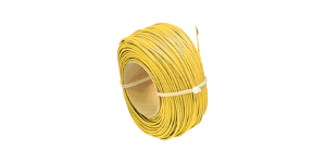 Cable yellow 0.75 spool length 10 meter