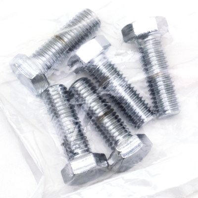 5pck Chr. hex head screws 1/2-13x1 1/2" (IT)