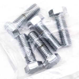 5pck Chr. hex head screws 1/2-13x1 1/2"