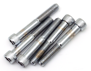 5pck Chr.Allen head screws 7/16-14x3.00"