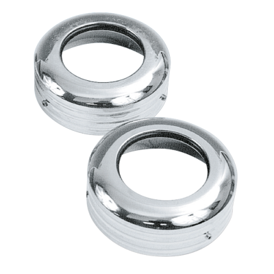 Fork leg dust Covers Ball milled chr set (IT)