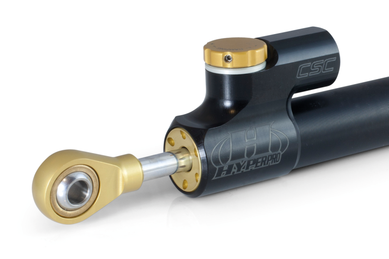 HyperPro Steering Damper Black 140mm (IT)