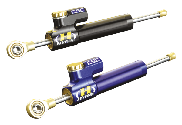 HyperPro Steering Damper Black 140mm (IT)