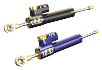 HyperPro Steering Damper Black 140mm (IT)