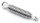 Foot clutch spring 45CI chrome (IT)