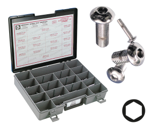 Assortm. Tray Larger button head screws