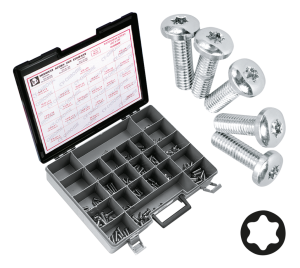 Ass.Tray torx button head screws 20 size (IT)