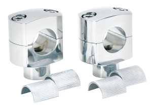 GZP Chrome billet short riser set w/slee