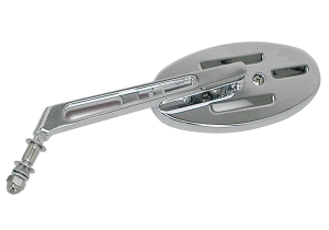 GZP Oval mirror solid stem L/H