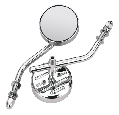 GZP Round mirror solid stem RH or LH (IT)