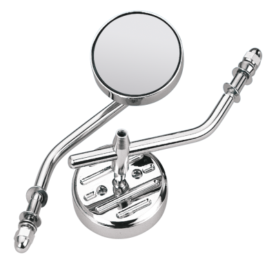 GZP Round mirror solid stem RH or LH (IT)