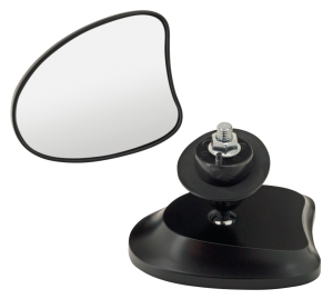 GZP Blk radium tprd frng mirrors FLH14-U