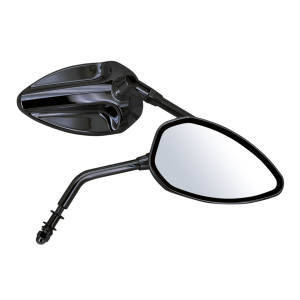 GZP Black Crossback E-approved mirrors