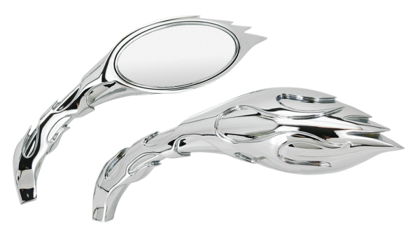 GZP Chrome Magma Flames mirror set (IT)