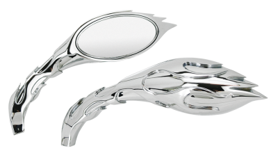 GZP Chrome Magma Flames mirror set (IT)