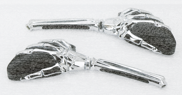GZP Black mini reaper mirror set (IT)