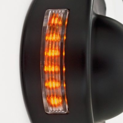 GZP Black BatWing 96-13 mirrors w/Light (IT)