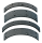 GZP Brake lining set asb. free 5 hole 38 (IT)