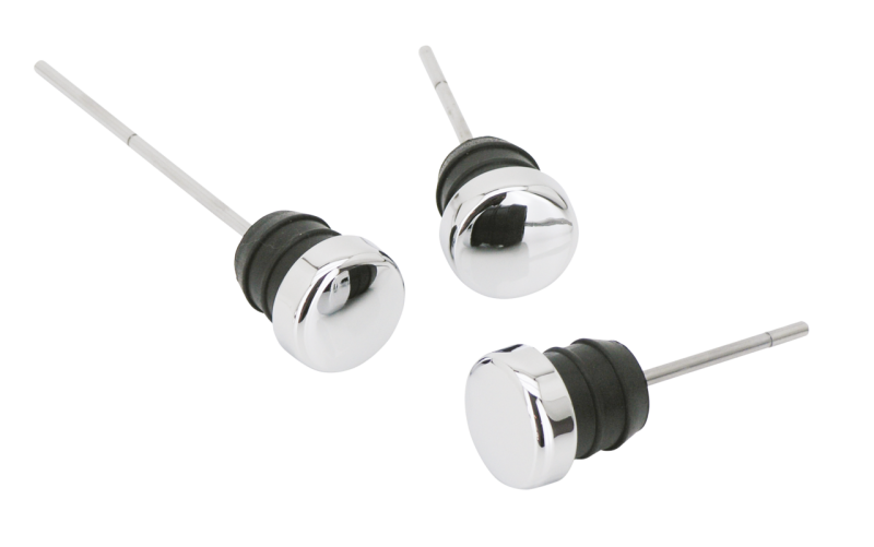 GZP Chrome oil tank plug w/ 4-1/8" dipst (IT)