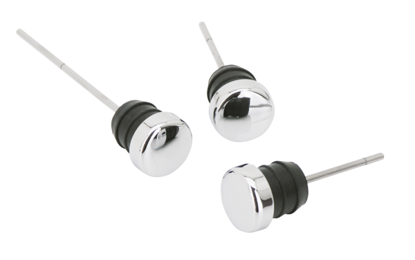 GZP Chrome oil tank plug w/ 4-1/8" dipst (IT)