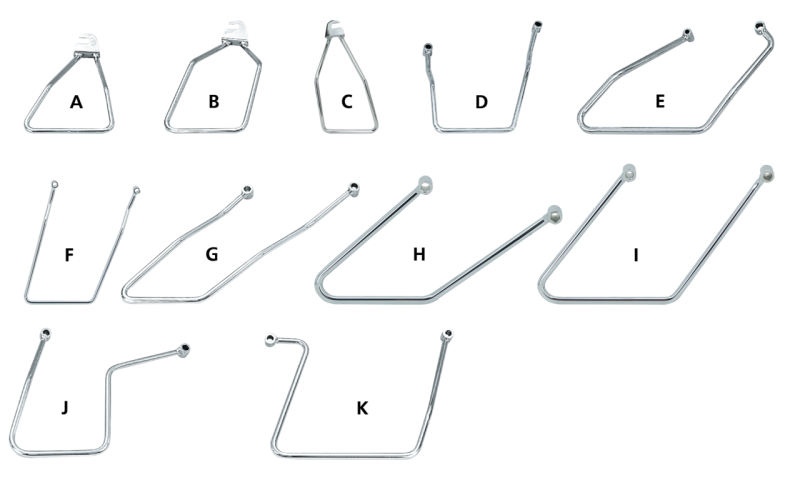 Saddlebag supports FL/FX 71-86 4 speed (IT)