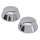 GZP Chrome swingarm pivot covers XL04