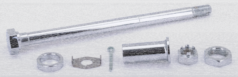 GZP Axle assy rear for FL 58-66 (IT)