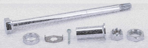 GZP Axle assy rear for FL 58-66 (IT)