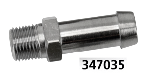 GZP barb fitting 1/8"-27 NPT straight