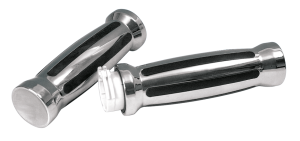 GZP Inlay Millennium grip set Chrome