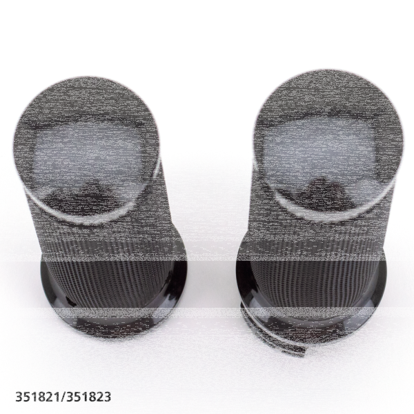 GZP Black Smooth Tornado II gripset (IT)