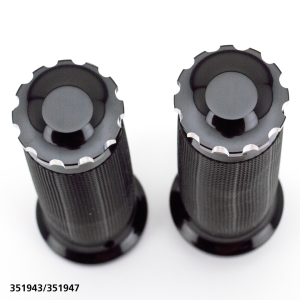 GZP Black Turbo gripset black rubber (IT)