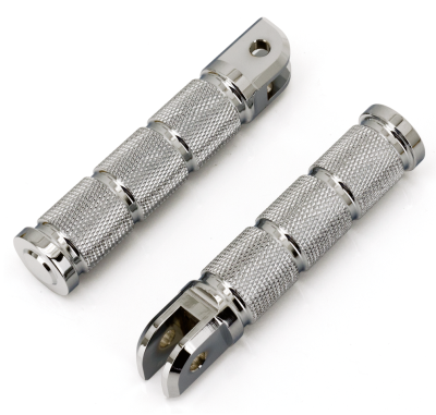 GZP Chr knurled rider footpegs ST18-up (IT)
