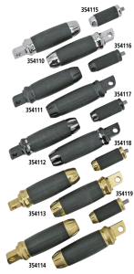 GZP Panorama Foot peg set,Chrome (male m